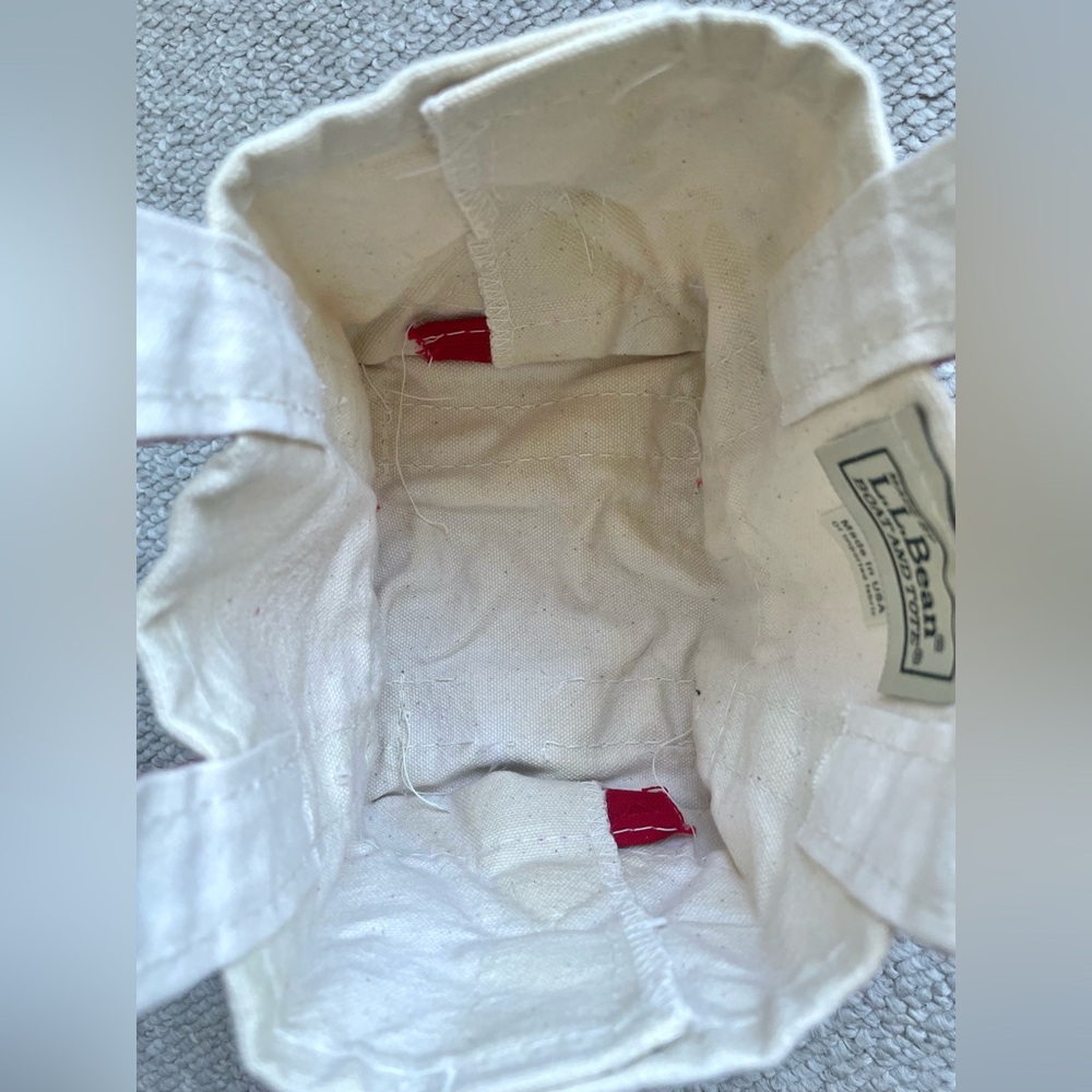 L.L. Bean Boat and Tote Mini, Red - Picture 3 of 9